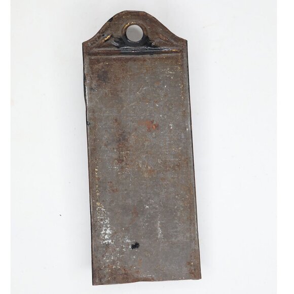 Vintage Metal Nutmeg Grater Wall Mount Spice Grinder Black Farmhouse Kitchen - Picture 3 of 8